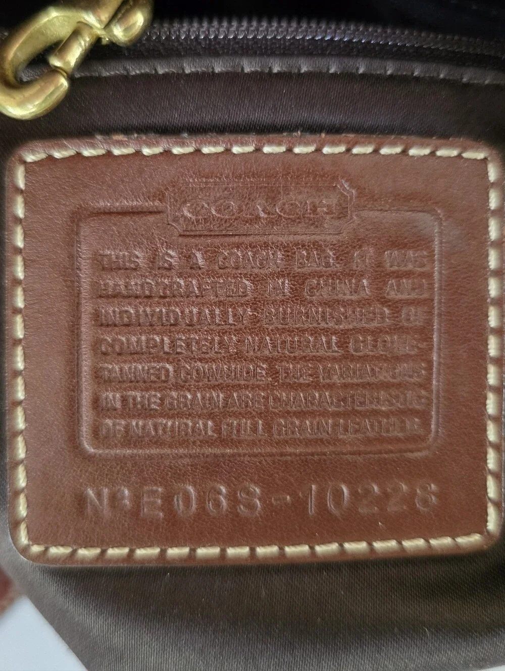 Vintage Hamptons Legacy Horsebit Tote & Wallet Set Cognac Embossed Leather Y2K - Picture 11 of 16
